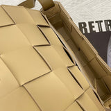 Structured Faux Leather Handbag - Polished Finish | Women's Statement Accessory #1614 - alternate angle view (image 8) of designer-inspired handbag