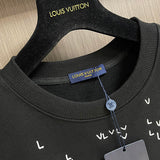 Front view of Louis Vuitton luxury clothing with tailored silhouette