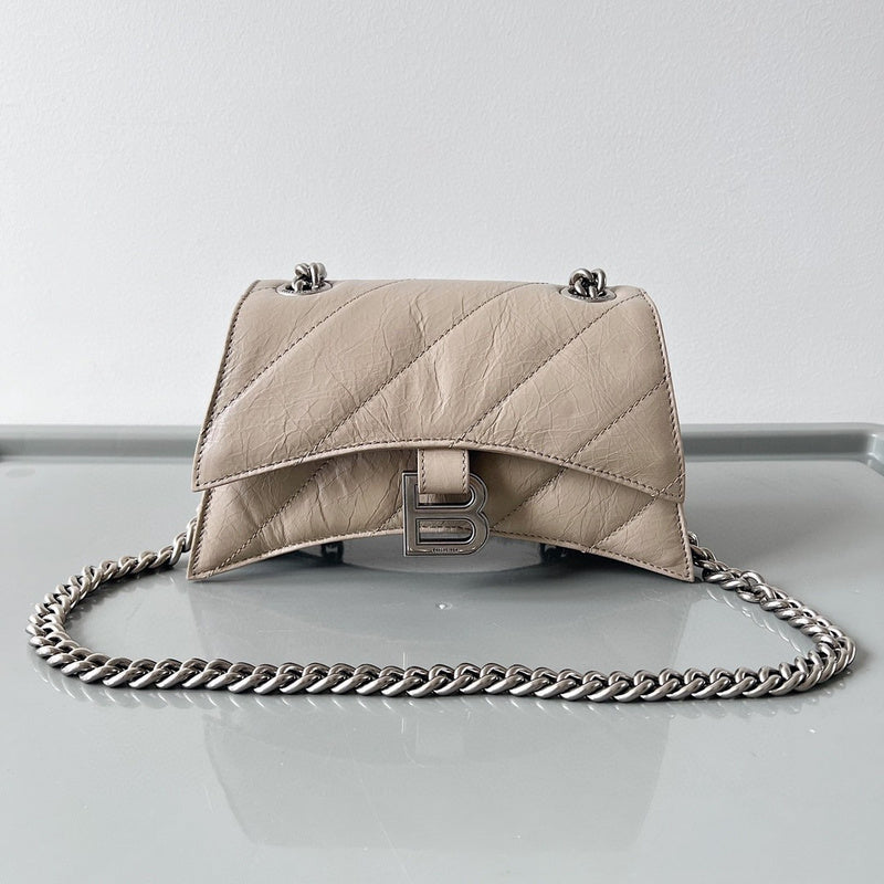 Zivas Charm Polished Finish Statement Handbag (Modern Wardrobe Staple) – Front View