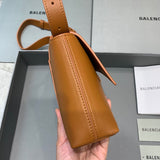 Timeless Vegan Leather Handbag - Signature Hardware Accents | Women's Statement Accessory #517 - back view (image 4) of designer-inspired handbag