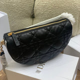 Side profile of structured premium women's handbag – women's luxury handbag