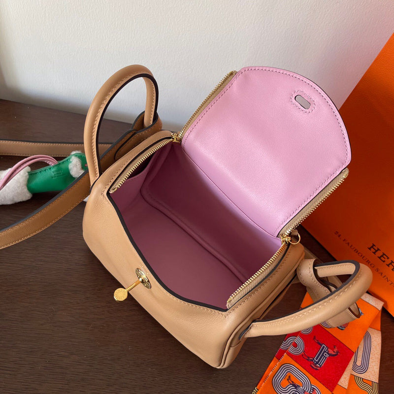 Close-up detail of curated bag design