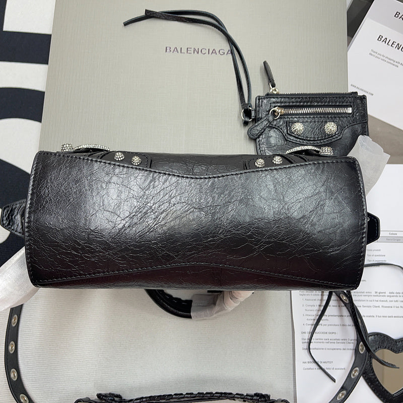 Effortless Faux Leather Handbag - Signature Hardware Accents | Women's Designer-Inspired Purse #341 - front view (image 13) of designer-inspired handbag