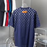 Side profile of Louis Vuitton cotton t-shirt with signature branding