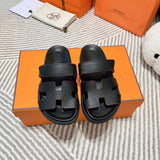 Hermes sandals Style 216 - front view, premium designer craftsmanship