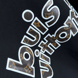 Full styled look of Louis Vuitton cotton t-shirt with relaxed-fit cut
