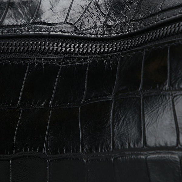 Balenciaga Le Cagole S in Croc Embossed Leather | Studded Leather Shoulder Bag