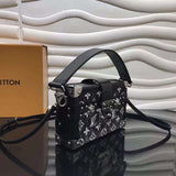 Close-up detail of signature classic women's handbag – women's statement bag
