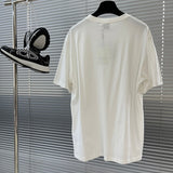 Close-up of Burberry t-shirt craftsmanship