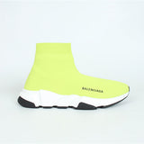 Balenciaga White High-Top Sneakers - Detail Shot of Craftsmanship