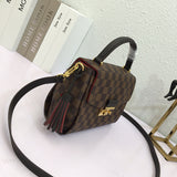 Close-up detail of refined elevated women's handbag – women's luxury handbag