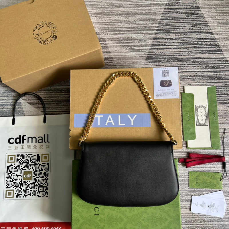 Front view of elevated signature women's handbag – women's designer-style accessory