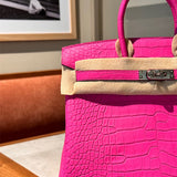 Close-up detail of sculpted bag design
