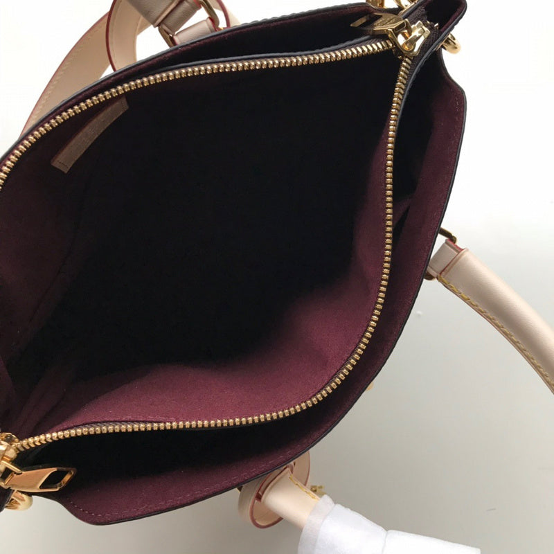 Top view of statement refined women's handbag – women's everyday handbag