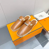 Hermes sandals Style 202 - texture and material detail