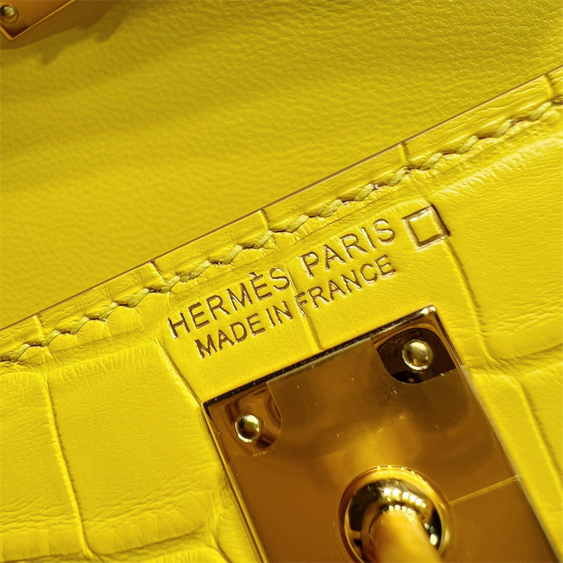 Modern bag shown from front angle