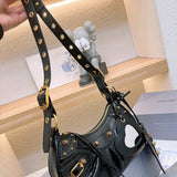 Ziva's Charm handbag – side angle view (one versatile size)