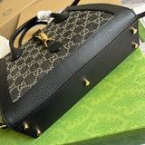 Back view of signature sleek women's handbag – women's designer-style accessory