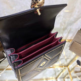 Structured Vegan Leather Handbag - Understated Luxury Look | Women's Fashion Handbag #1790 - hardware and detail close-up (image 5) of designer-inspired handbag