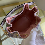 Sophisticated Premium PU Leather Handbag - Polished Finish | Women's Fashion Handbag #1706 - side angle view (image 2) of designer-inspired handbag