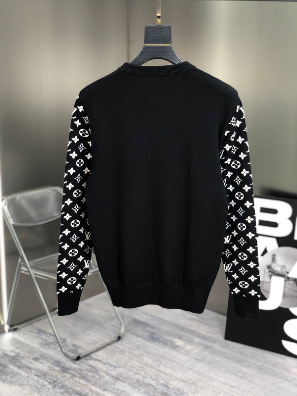 Side profile of Louis Vuitton luxury clothing with tailored silhouette