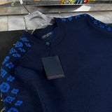 Side profile of Louis Vuitton luxury clothing with contemporary cut