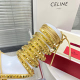 Close-up of Valentino Garavani shoes craftsmanship