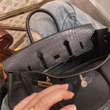  streamlined satchel styled with outfit