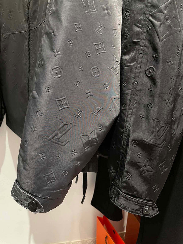 Back view of Louis Vuitton luxury clothing with relaxed-fit cut