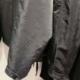 Back view of Louis Vuitton luxury clothing with relaxed-fit cut