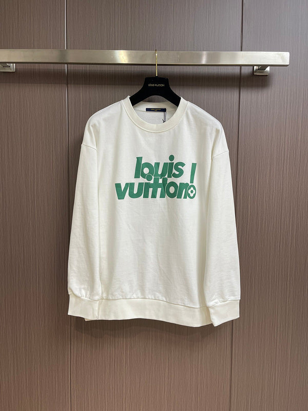 Front view of Louis Vuitton luxury clothing with tailored silhouette