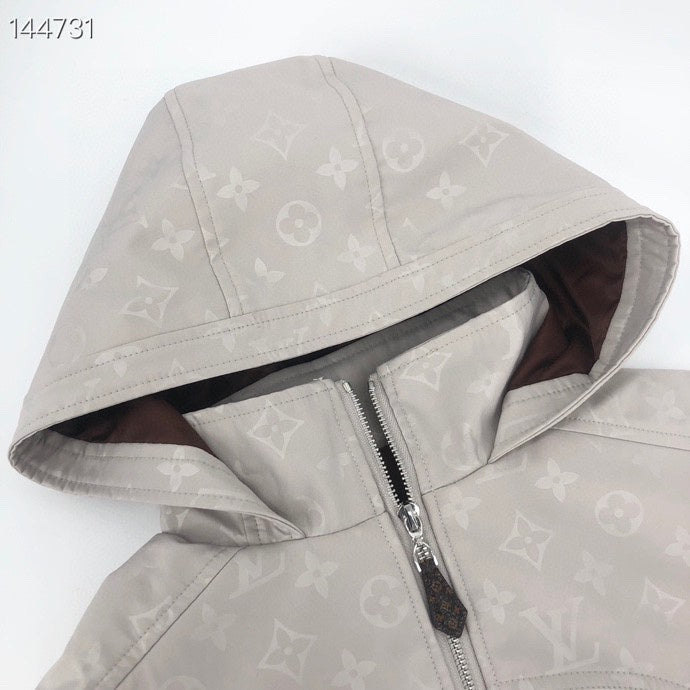 Front view of Louis Vuitton luxury clothing with everyday silhouette