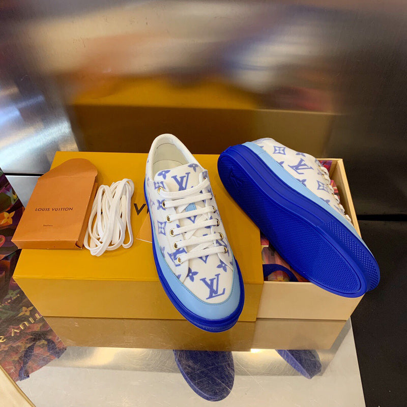 Louis Vuitton luxury shoes detail shot