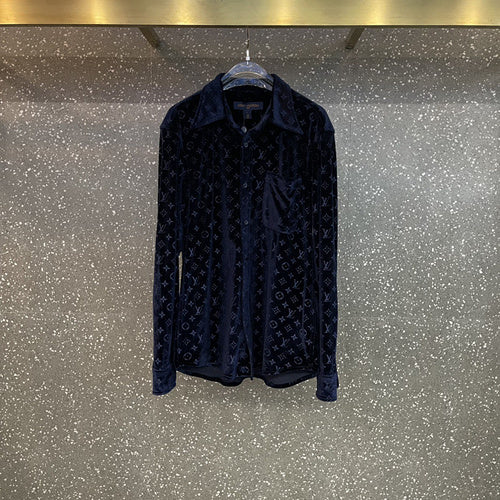 Full styled look of Louis Vuitton luxury clothing with everyday silhouette