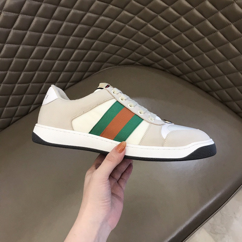 Gucci fresh white-and-black luxury sneakers view 5 minimalist modern build