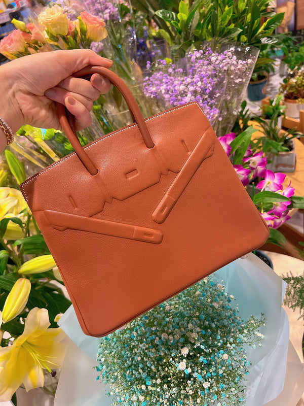 Close-up detail of minimalist bag design