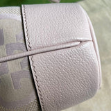 Handle and strap detail of modern chic women's handbag – women's luxury accessory