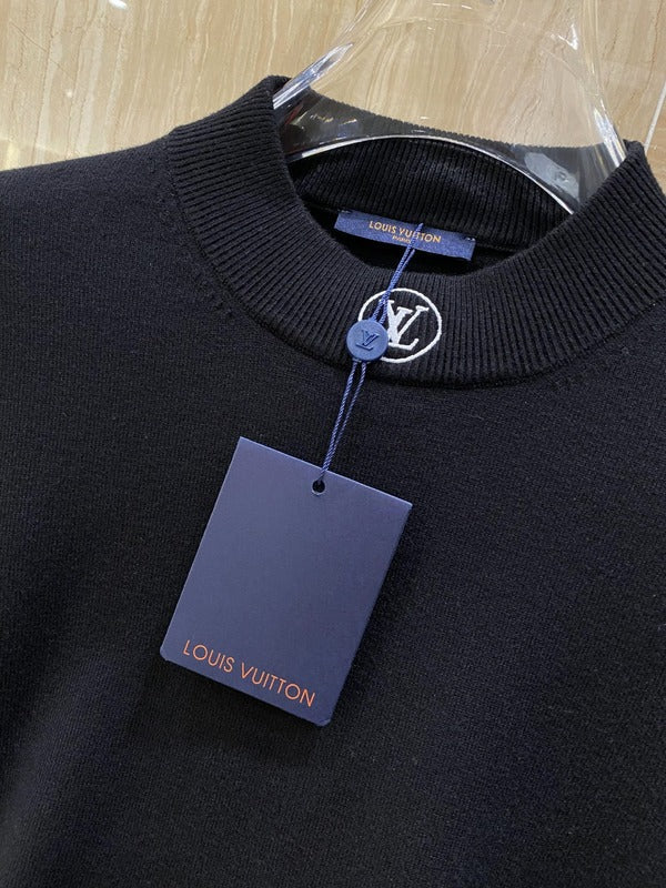 Side profile of Louis Vuitton luxury clothing with streetwear-inspired cut