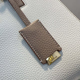 Elegant Vegan Leather Handbag - Refined Silhouette | Women's Fashion Handbag #1093 - product detail shot (image 10) of designer-inspired handbag