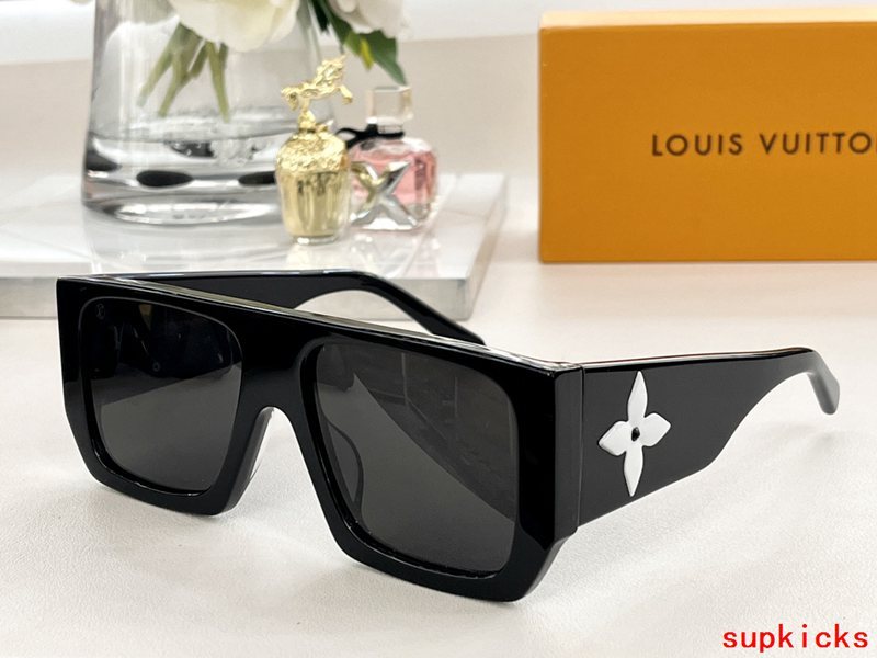 Side view of Louis Vuitton unisex sunglasses