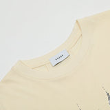 Close-up detail shot of Rhude luxury clothing with logo-detail design