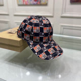 Angled view of Burberry unisex cap