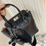  Refined handbag front view