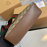 Top view of signature modern women's handbag – women's designer-style accessory