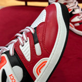 Gucci muted earth tones luxury sneakers view 5 heritage-inspired look