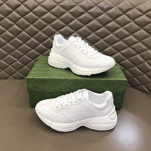 Gucci bold contrast luxury sneakers view 11 signature lace-up style