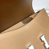 Close-up detail of timeless bag design