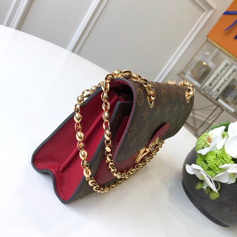 Top view of chic classic women's handbag – women's everyday handbag