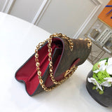 Top view of chic classic women's handbag – women's everyday handbag
