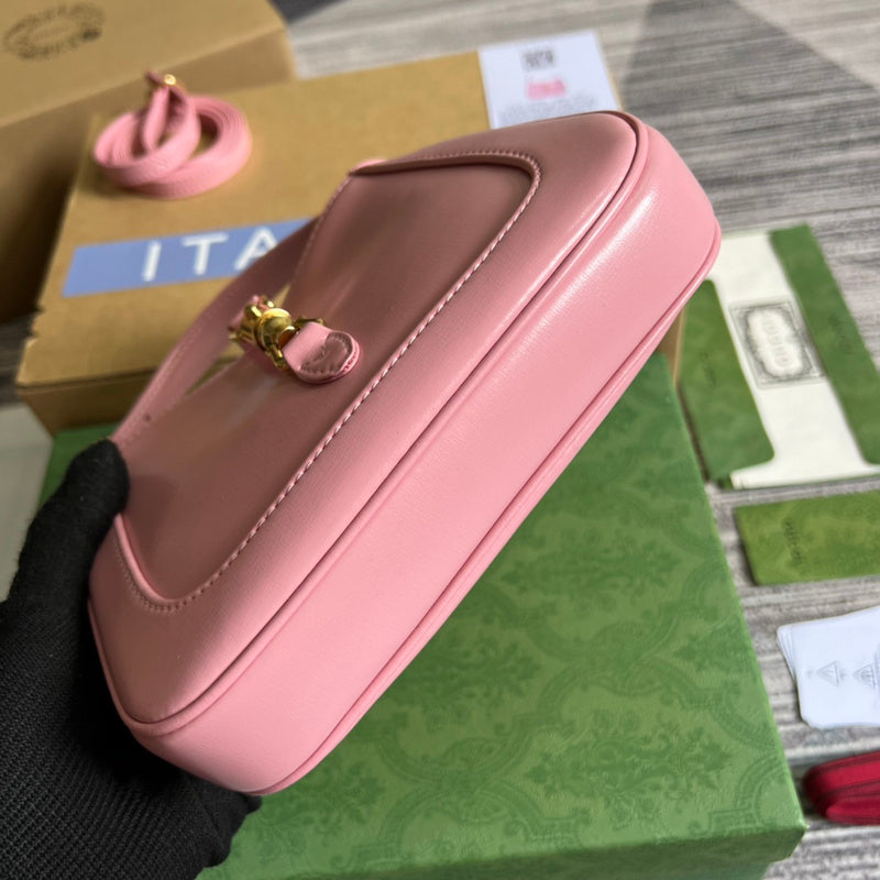 Back view of chic classic women's handbag – women's luxury accessory